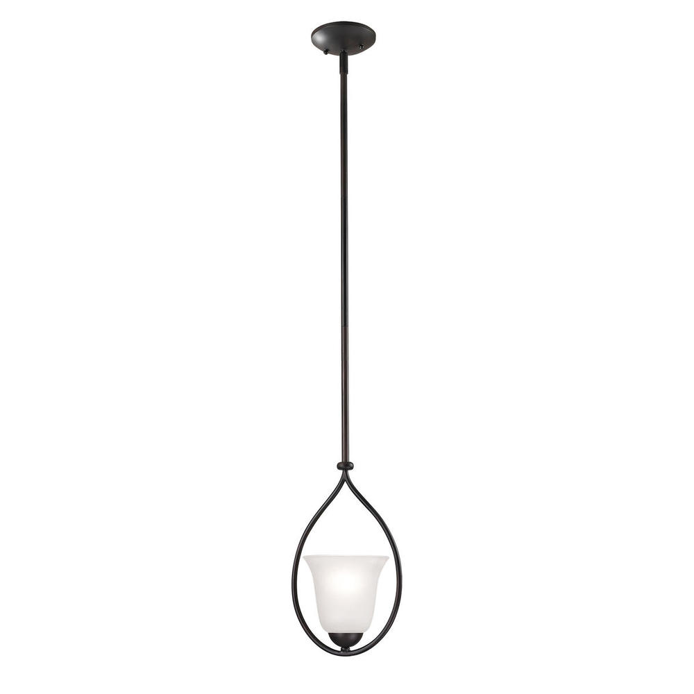 Thomas - Conway 8'' Wide 1-Light Mini Pendant - Oil Rubbed Bronze