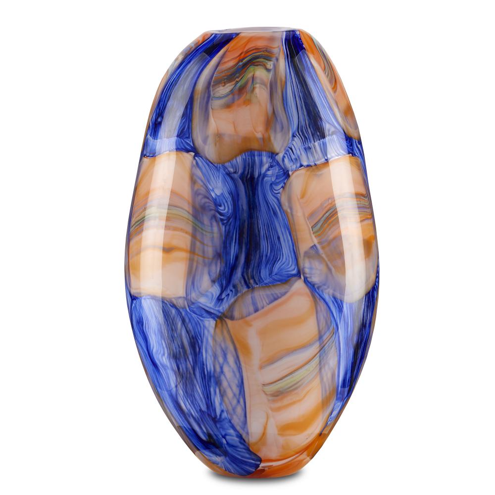 Negroli Blue & Orange Glass Va