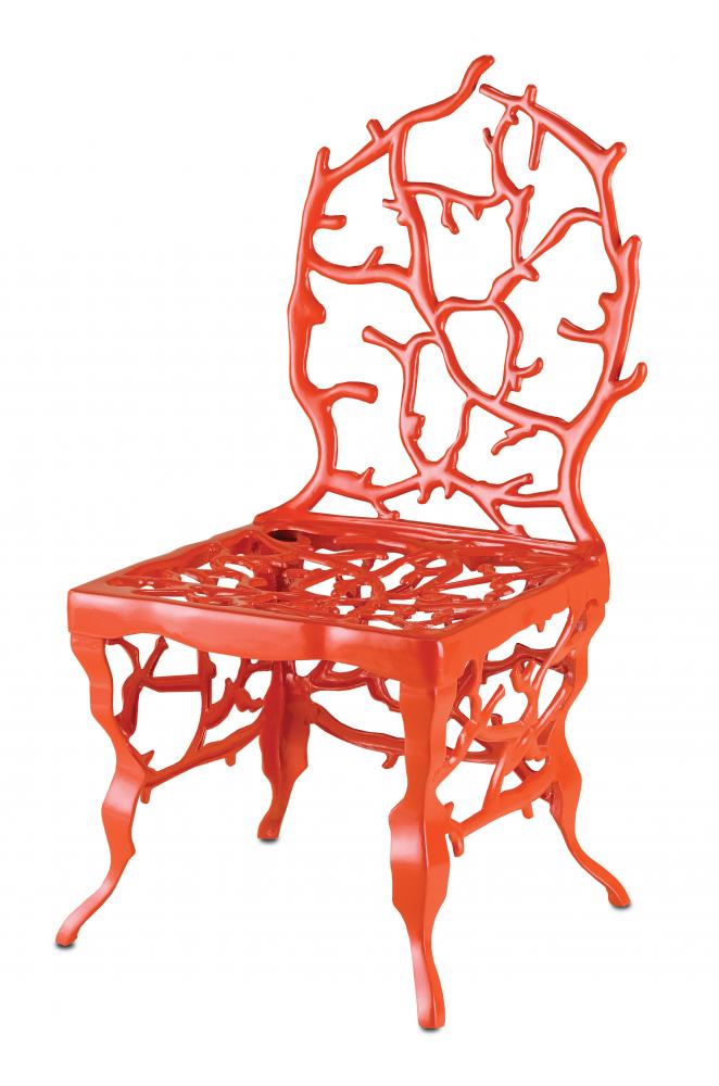 Corail Chair, Red The Marjorie Skouras Collection