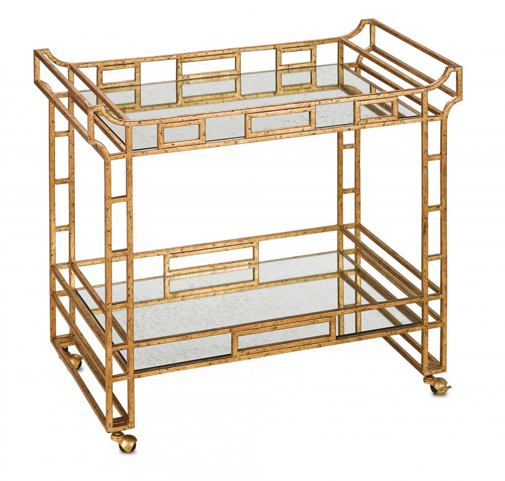 Odeon Gold Bar Cart