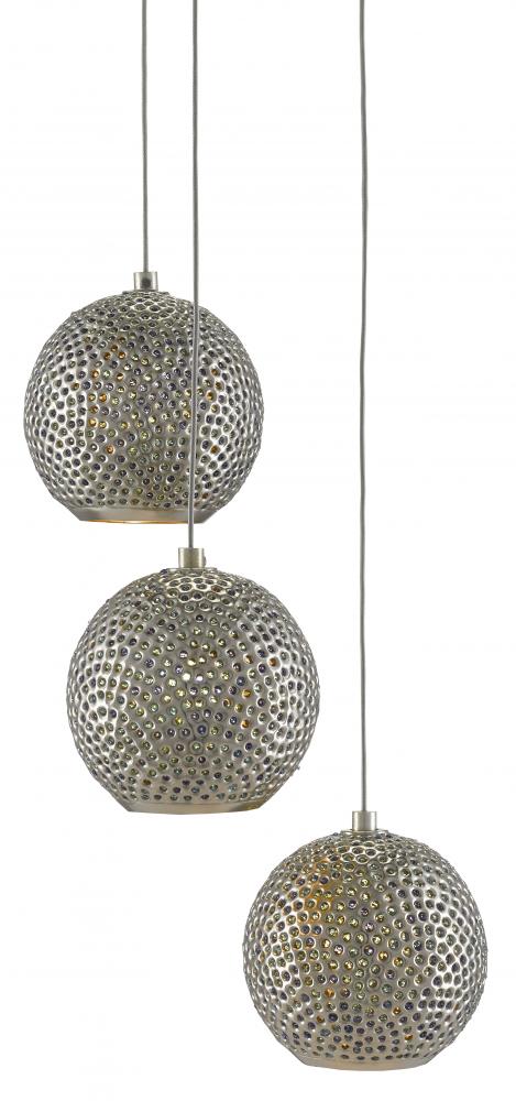 Giro 3-Light Round Multi-Drop Pendant