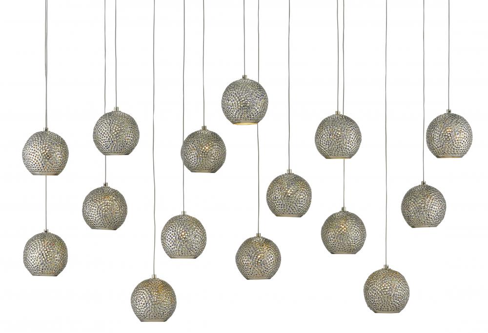 Giro 15-Light Linear Multi-Drop Pendant