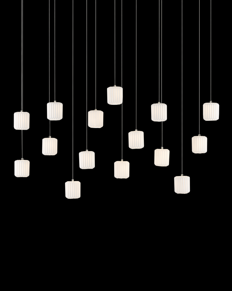 Dove 15-Light Linear Multi-Drop Pendant