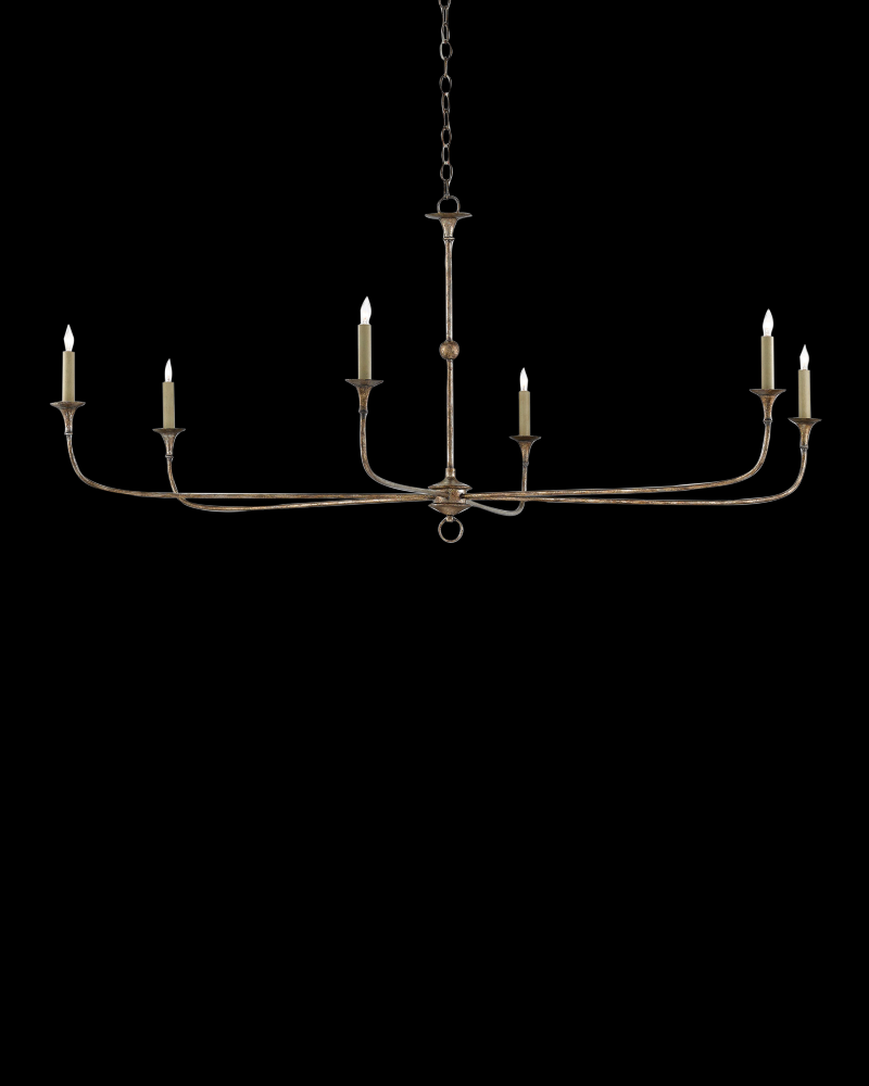 Nottaway Large Bronze Chandelier