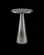 Currey 4000-0105 - Tondo Nickel Accent Table