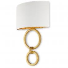 Currey 5900-0048 - Bolebrook White Wall Sconce, White Shade