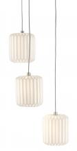 Currey 9000-0710 - Dove 3-Light Round Multi-Drop Pendant