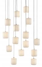 Currey 9000-0712 - Dove 15-Light Round Multi-Drop Pendant