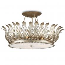 Currey 9000-0950 - Biddulph Silver Semi-Flush Mount