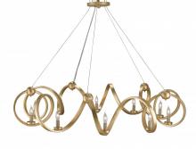 Currey 9490 - Ringmaster Gold Chandelier